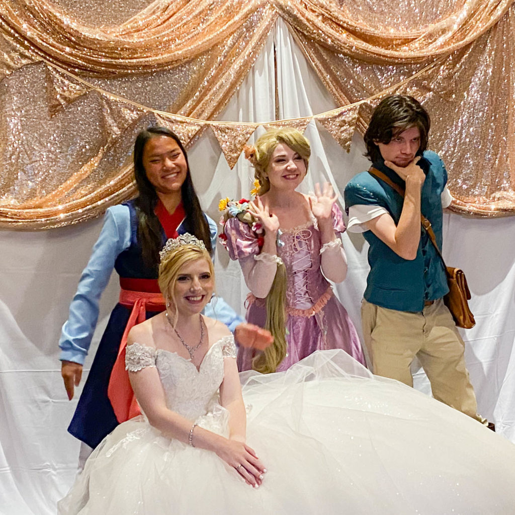 Disney themed wedding