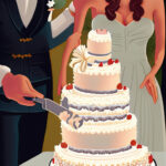 Wedding reception ideas-cake cutting