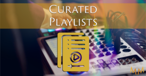 Curated playlists banner