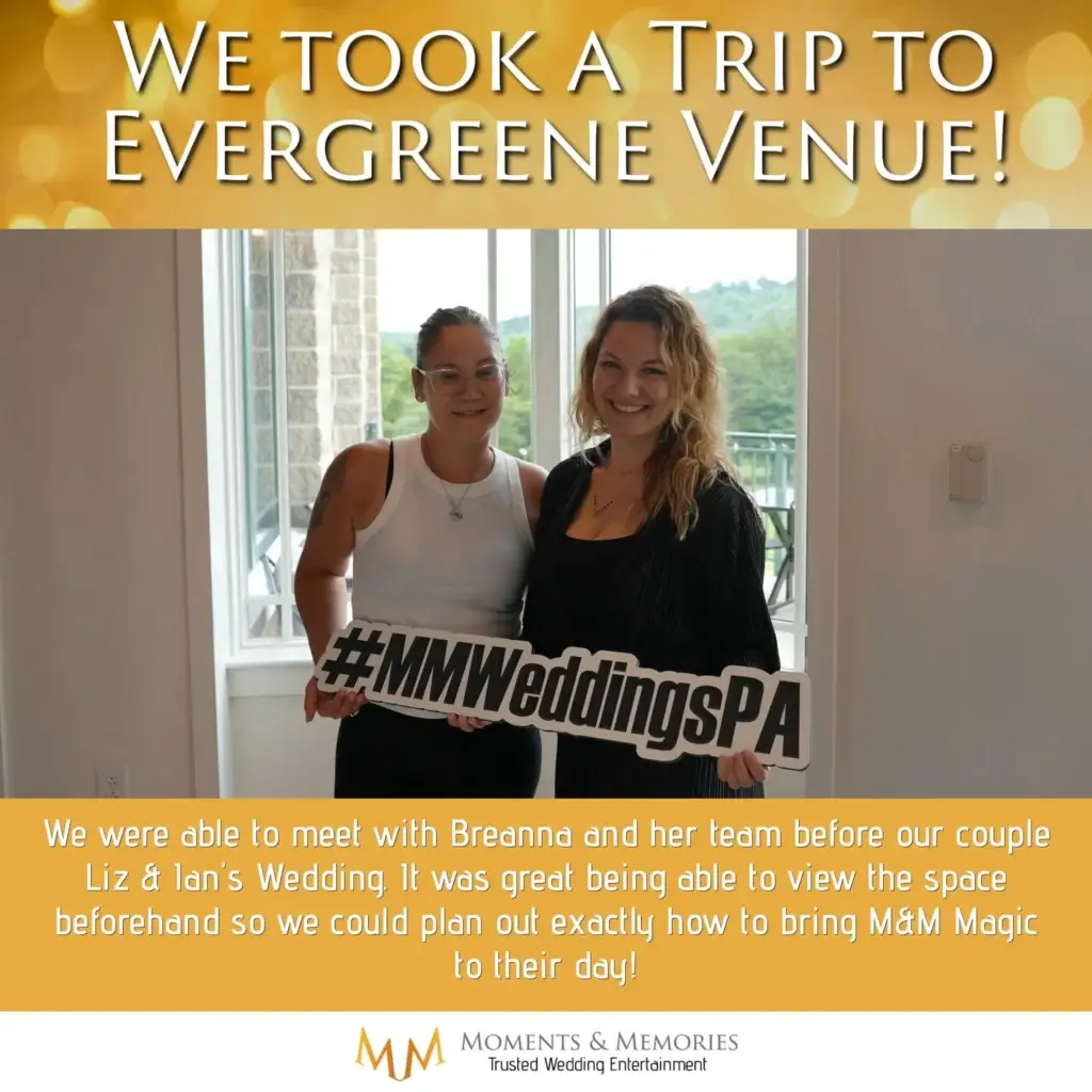 Moments & memories visits evergreene venue